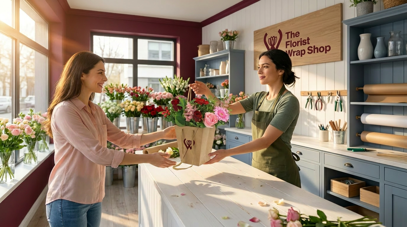 Flower Gift Bags for Florists — Make Every Bouquet Gift-Ready | TFWS ...