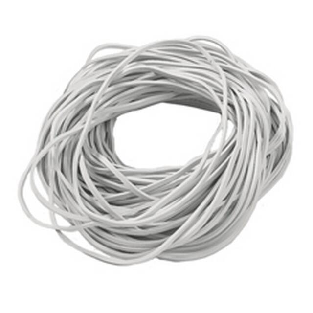 Elastic Rubber Bands - White - 1.5mm - 1KG