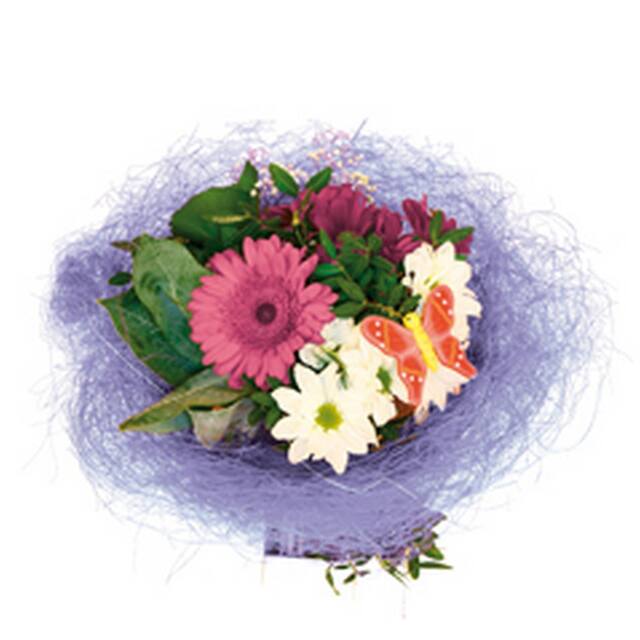 Round Sisal Roset Lavender